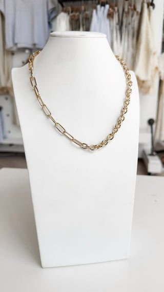 Mixed Link Necklace  *Final Sale*