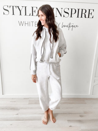 Amberly Piping Hoodie