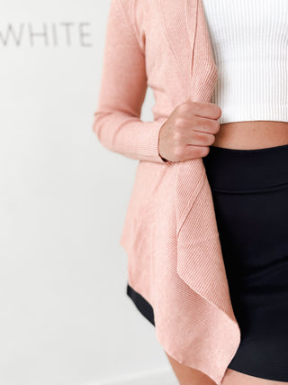 Lea Long line Waterfall Cardigan