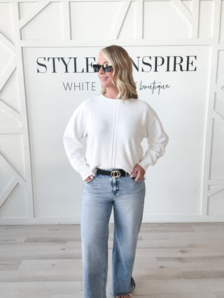Susanna Front Seamed Sweater