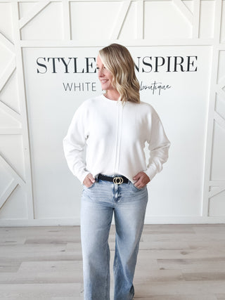 Susanna Front Seamed Sweater