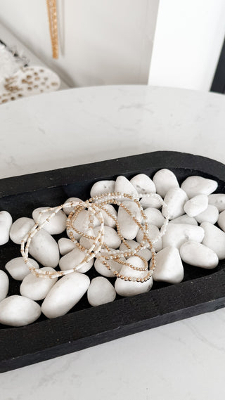 Cross Bead Bracelet. *Final Sale*