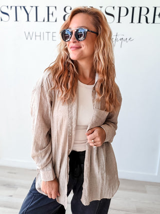 Marissa Oversized Button-Up Shirt