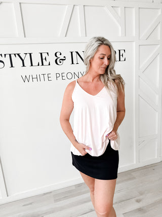 Rhonda Double V-Neck Loose Fit Cami
