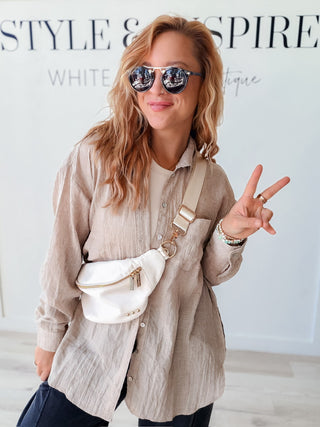 Marissa Oversized Button-Up Shirt