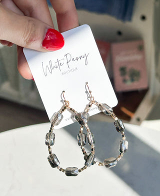 Open Teardrop Statement Earrings *Final Sale*