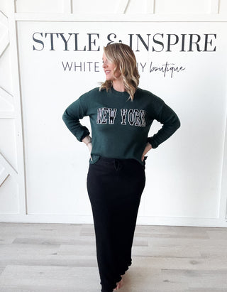 New York Graphic Sweater