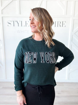 New York Graphic Sweater
