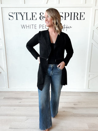 Karla Faux Suede Jacket