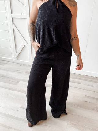 Madilynn Textured Palazzo Pants *Final Sale*