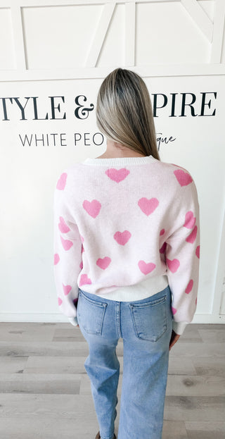 Renee Heart Sweater