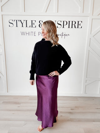 Kyrstin Funnel Neck Knit Sweater