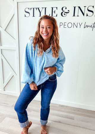 Dori Polka Dot Pullover