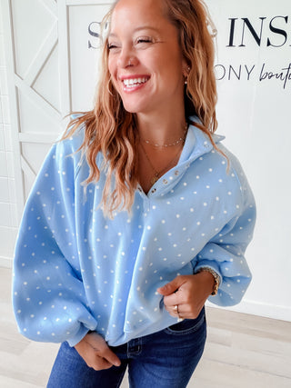 Dori Polka Dot Pullover