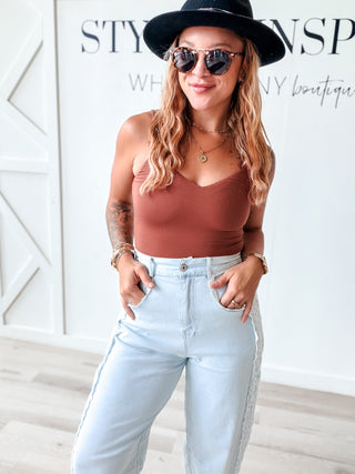 Kensie Double Layer V-Neck Cami