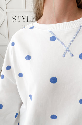 Cathy Polka Dot Sweatshirt