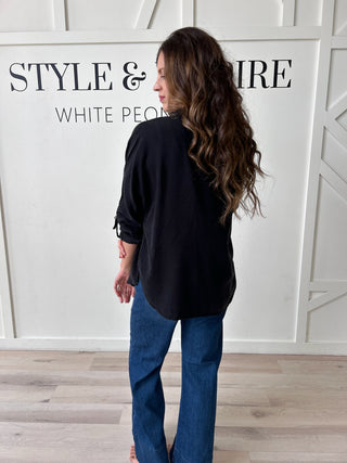 Sofia Oversized Tencel Shirt