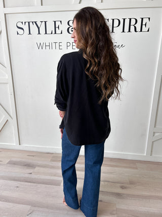 Sofia Oversized Tencel Shirt