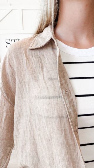 Marissa Oversized Button-Up Shirt