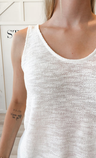 Mary Low Back V-Neck Tank