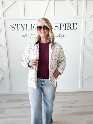 Helen Floral Denim Jacket