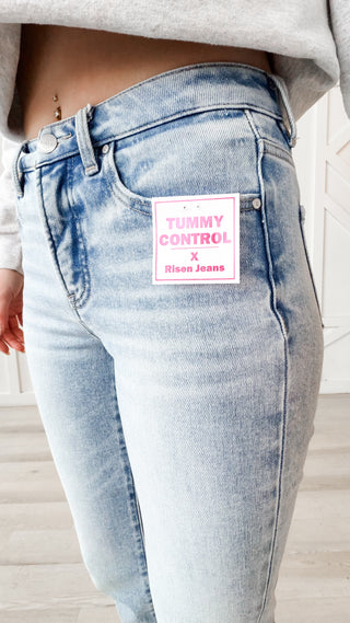 Risen HR TC Cuffed Crop Jean