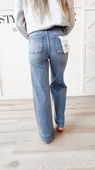 Risen HR Wide Hem Jeans