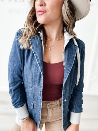 Marietta Blazer W/Hoodie