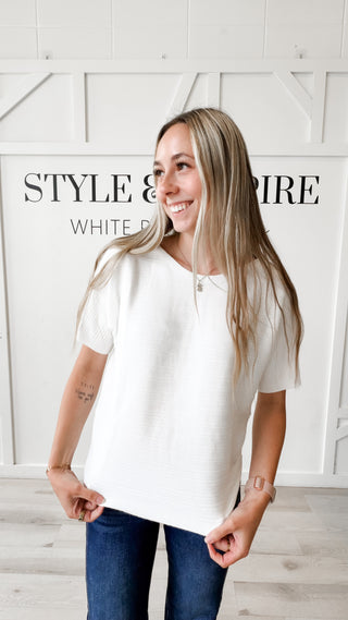 Angel Pointell Rib Top