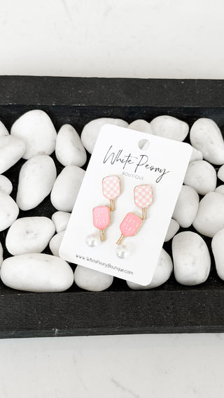 Pickleball Stud Earring Set