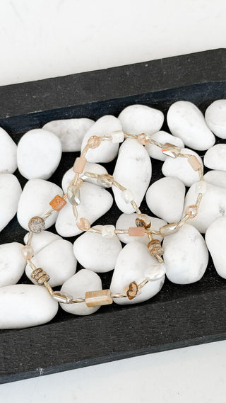 Desert Stone Bracelet Set. *Final Sale*