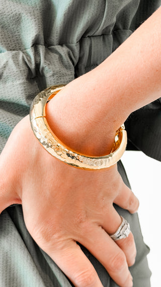 Hammered Bangle. *Final Sale*