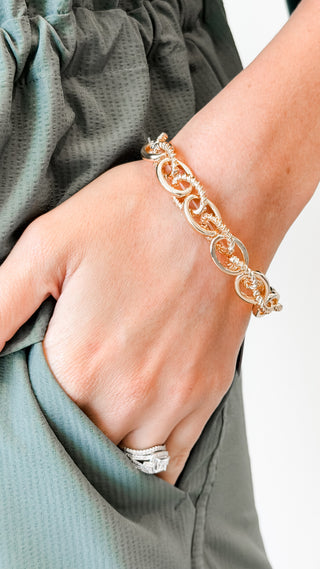 Semi-Stretch Link Bracelet. *Final Sale*