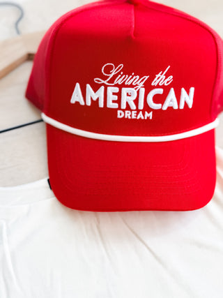 Living The American Dream Trucker Hat