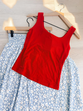 Sonya Essential Square Neck Tank