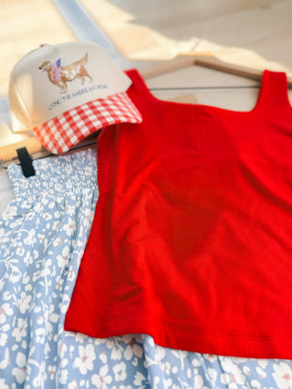 Sonya Essential Square Neck Tank