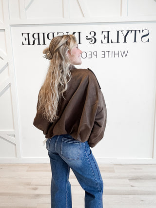 Sylvia Faux Suede Jacket