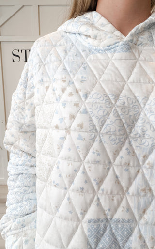 Savannah Quilted Floral Hoodie
