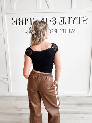 Charlene Lace Scoop Neck Top