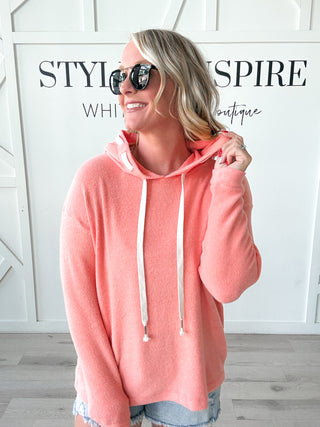 Holly Brushed Hacci Hoodie *Final Sale*