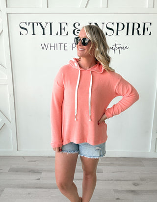 Holly Brushed Hacci Hoodie *Final Sale*