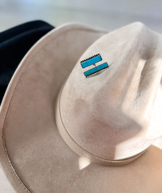 Faux Turquoise Bar Ring. *Final Sale*