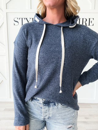 Holly Brushed Hacci Hoodie *Final Sale*