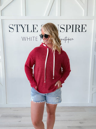 Holly Brushed Hacci Hoodie *Final Sale*