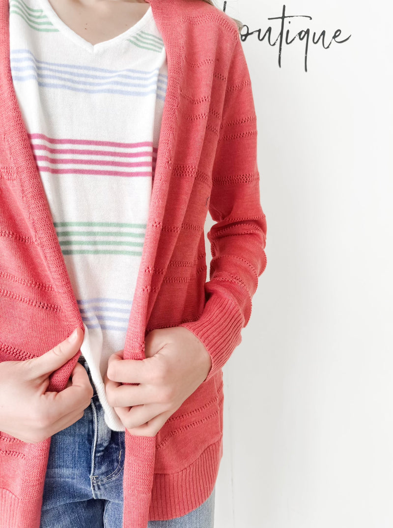 Lara Short Sleeve Stripe Sweater