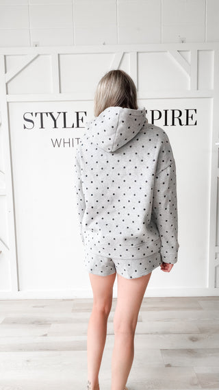 Hailey Polka Dot Hoodie