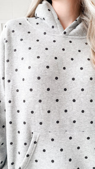 Hailey Polka Dot Hoodie