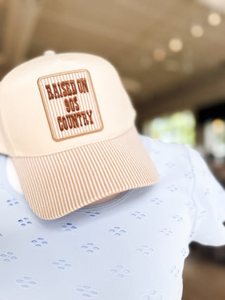 Raised  On 90s Country Trucker Hat