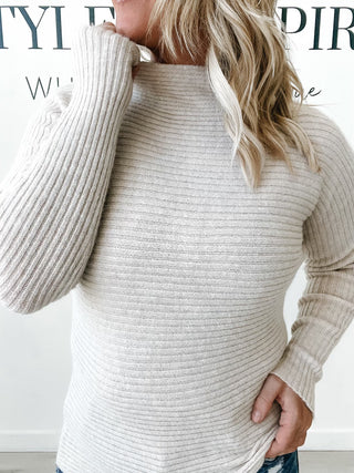 Aylin Horizontal Ribbed Sweater