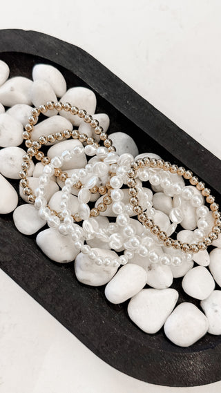 Pearl Luxe Bracelet Set. *Final Sale*